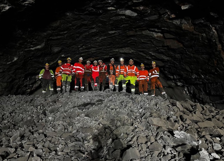 Tunnelgjennomslag 9. november under Brattås.