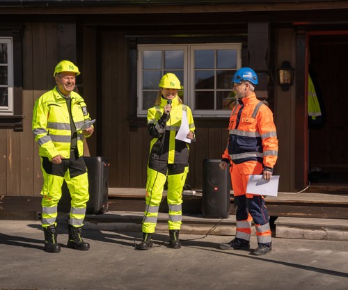 Direktører og prosjektsjefer fra Nye Veier og Skanska